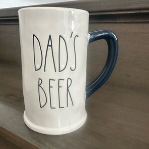 Sale 3 for $15 Rae Dunn Dad's Beer Mug - White and Navy🍺